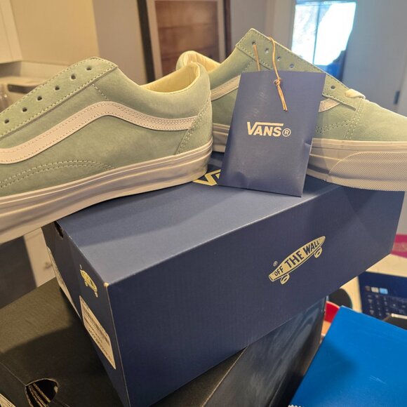 Vans Premium Pig Suede Old Skool 36 LX Shoes Sneakers VN000CQDCPG1 Mens Sz 10.5 - Picture 3 of 10